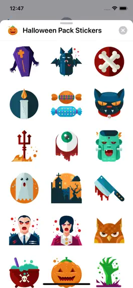 Game screenshot Halloween Pack Stickers mod apk