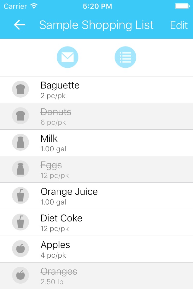 Grocery Listr | Lists screenshot 2