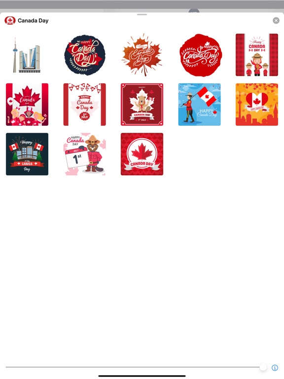 Happy Canada Day Stickers screenshot 2