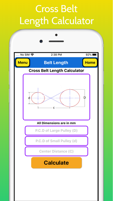 Belt Length Calculator Pro screenshot 3