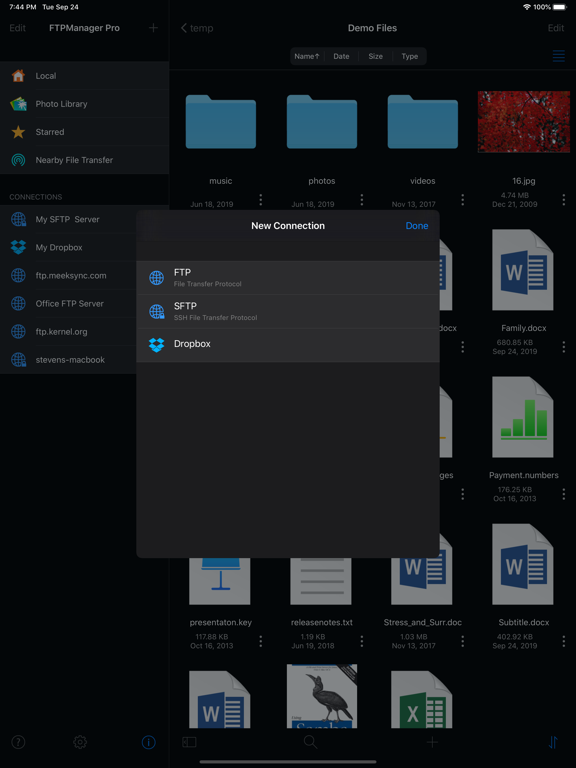 FTPManager - FTP, SFTP client screenshot 3