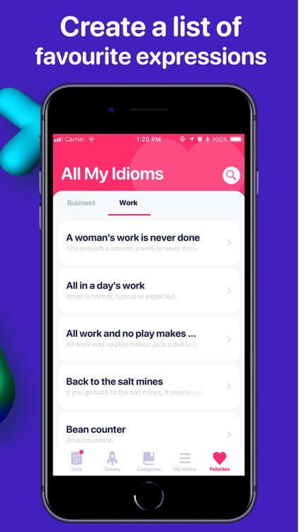 English idioms,vocabulary game screenshot-6