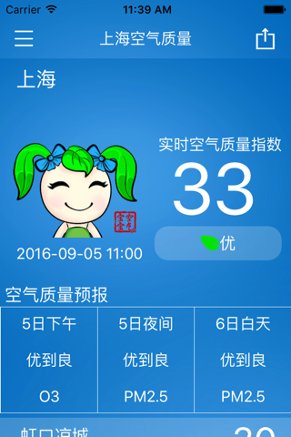 上海市空气质量 screenshot 3
