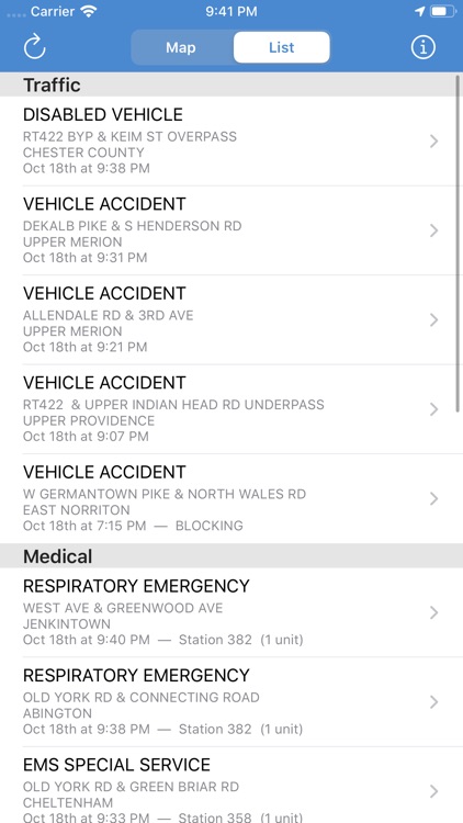 Montgomery County Incidents