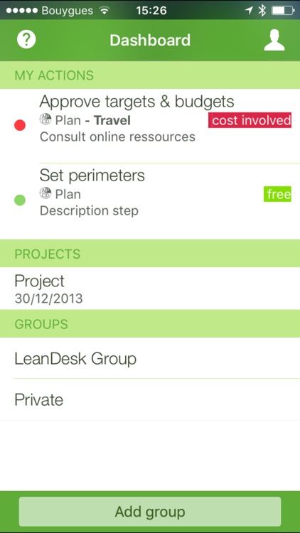 LeanDesk - PDCA action plan