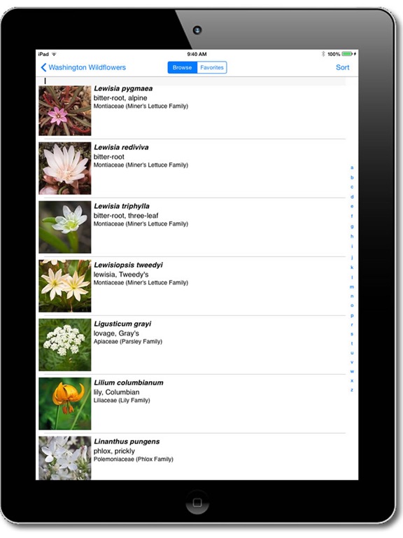 Washington Wildflowers screenshot