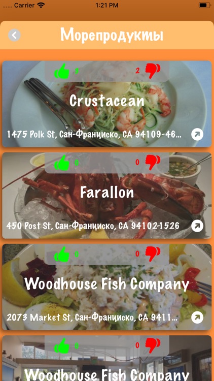 Where to eat - Сан-Франциско