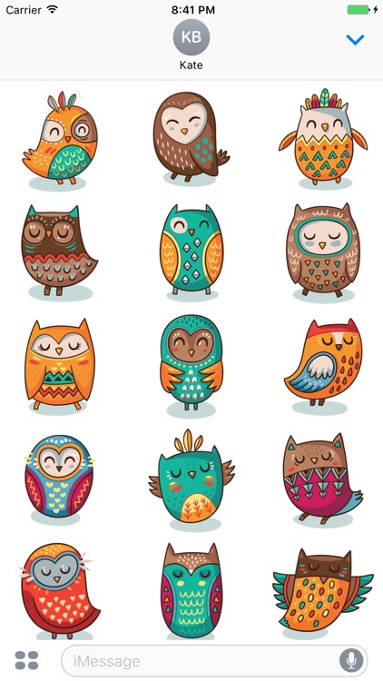 Sticker Me: Painted Owl