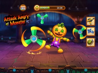 Attack Angry Monster, game for IOS