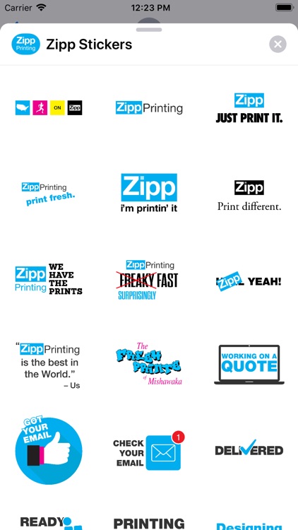 Zipp Printing