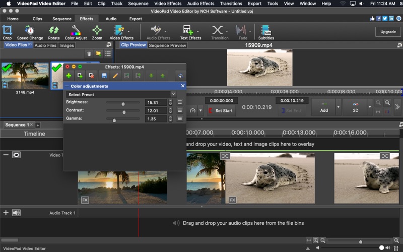 videopad video editor mac free download