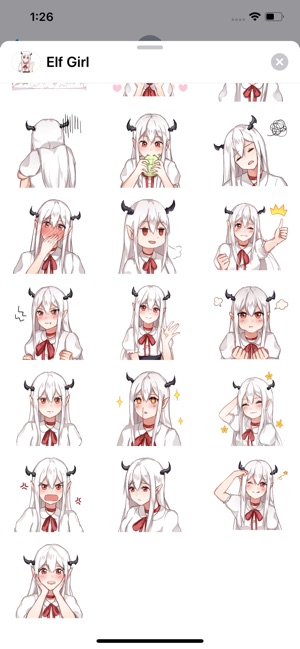 Elf Girl Sticker Pack(圖3)-速報App