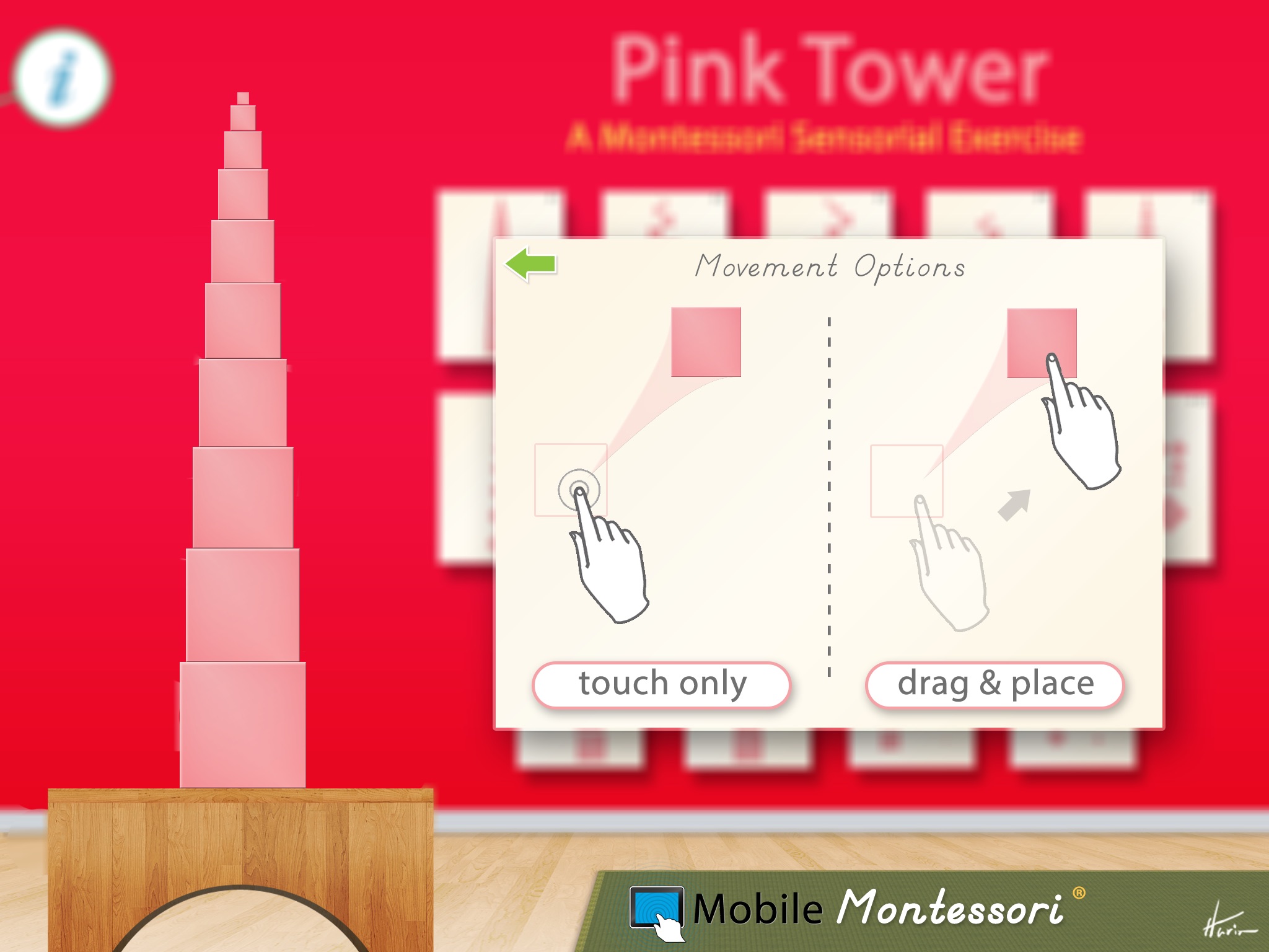 Pink Tower - Montessori Math screenshot 2