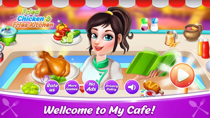 Fry Chicken Cooking Games