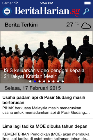 Berita Harian.sg for iPhone - náhled