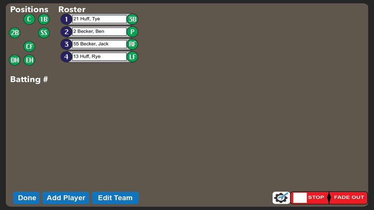 Gametime Announcer Travel Team