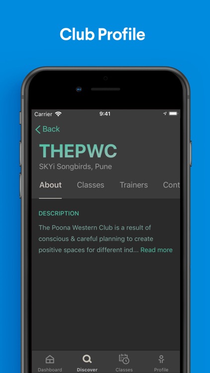 THE POONA WESTERN CLUB