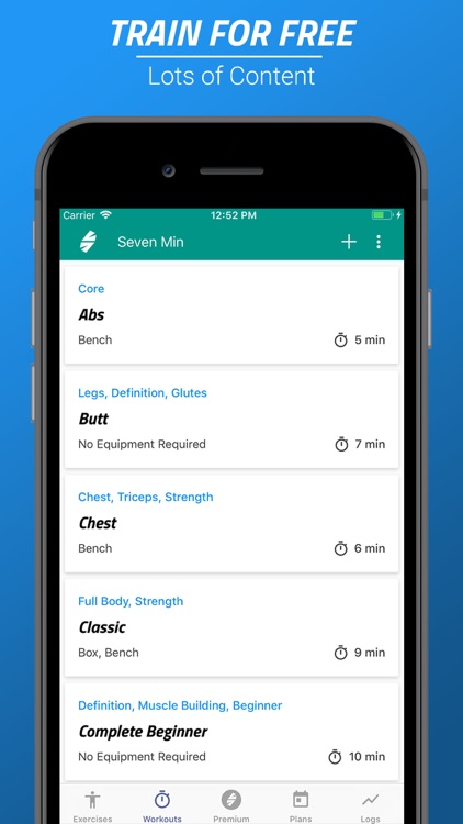 7 Minutes Workouts screenshot-3