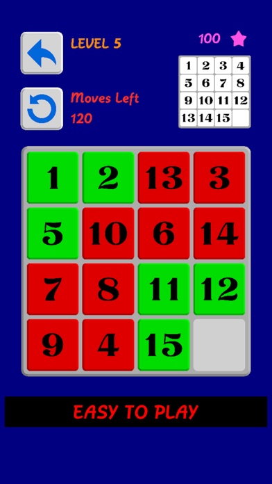 Sort It -8-15 Puzzle Block 4x4 screenshot 3