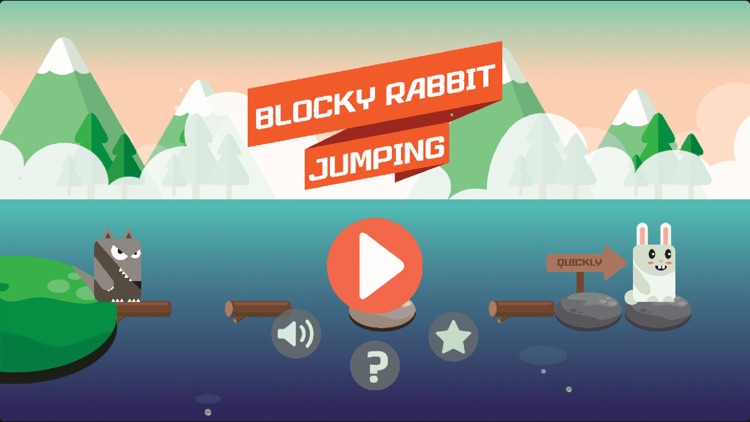 Blocky Rabbit Jumping by yongqiang wu