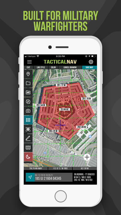 Tactical NAV - GPS Navigation App For Military and First Responders Screenshot 7