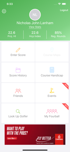 HNA Handicaps & Tournament App(圖2)-速報App