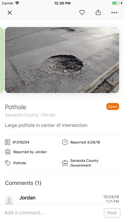 Sarasota County SeeClickFix