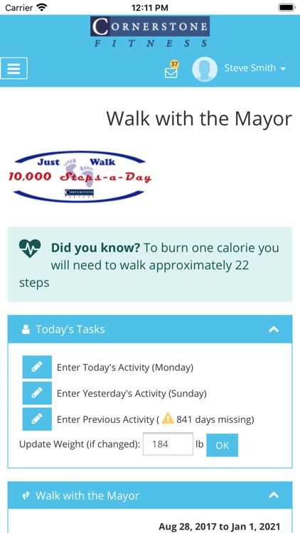10K Activity Program