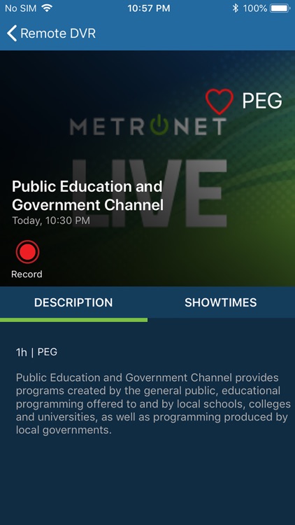 MetroNet DVR