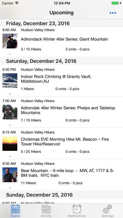 Hudson Valley Hikers App