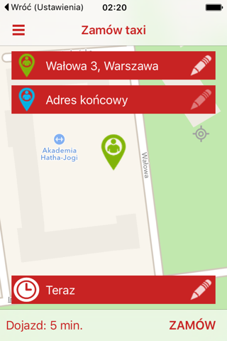 Glob Cab Taxi Warszawa screenshot 2