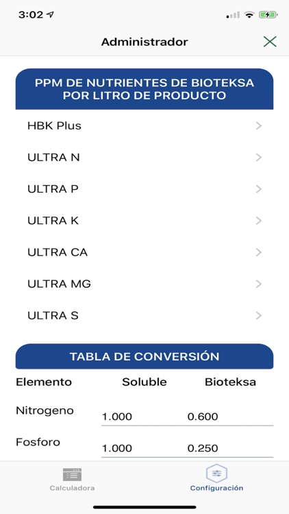 Bioteksa Cálculo Nutricional screenshot-2