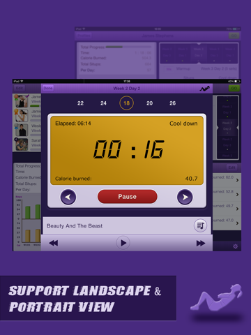 Situps Coach Pro for iPad - náhled