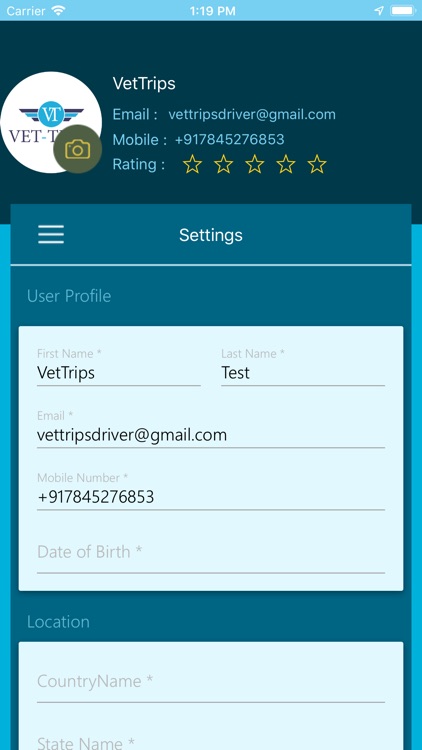 Vet-Trips Driver screenshot-5