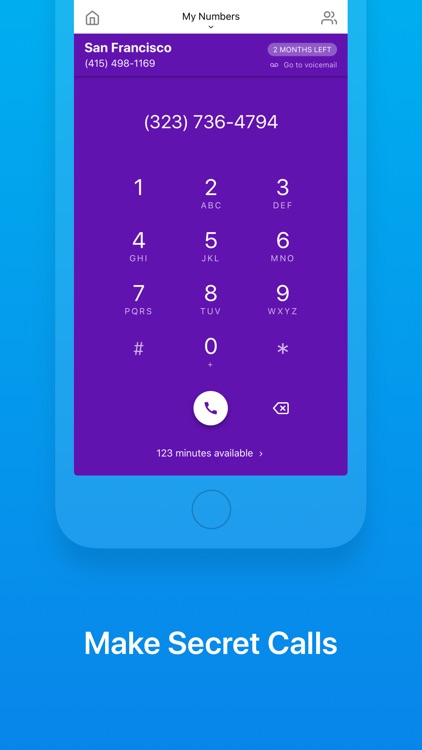Unlisted - Burner Phone Number screenshot-3