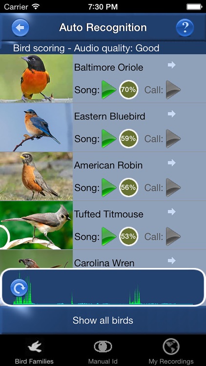 Bird Song Id Canada birdsongs screenshot-0
