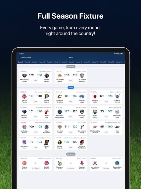 Pro Basketball Live for iPad screenshot-3