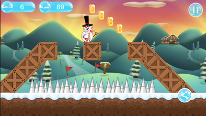 Island Snowman Runner screenshot 3