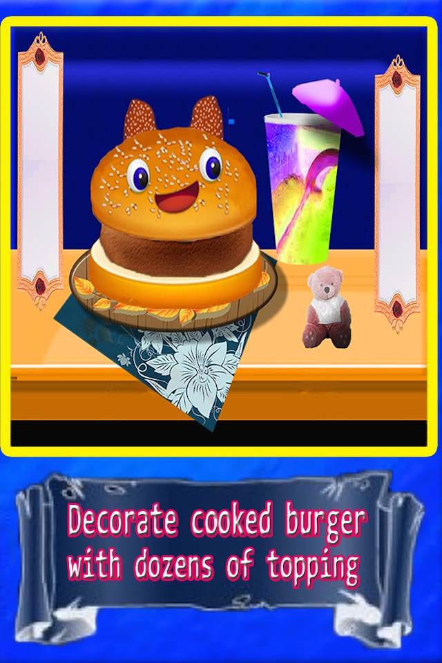 Burger fast food cooking games screenshot 3