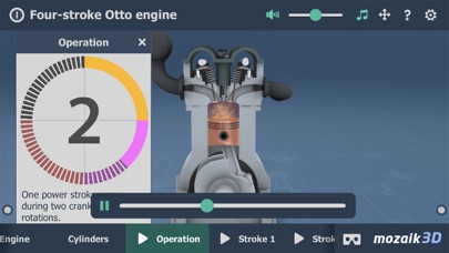 Four-stroke Otto engine 3D screenshot 4