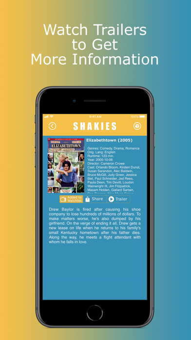 Shakies: Shake for Movies screenshot 3