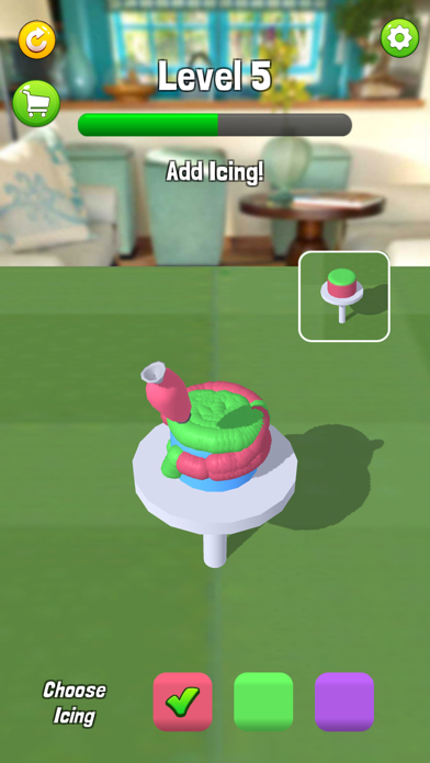 Rolling Cake 3D - Bakery Inc screenshot 2