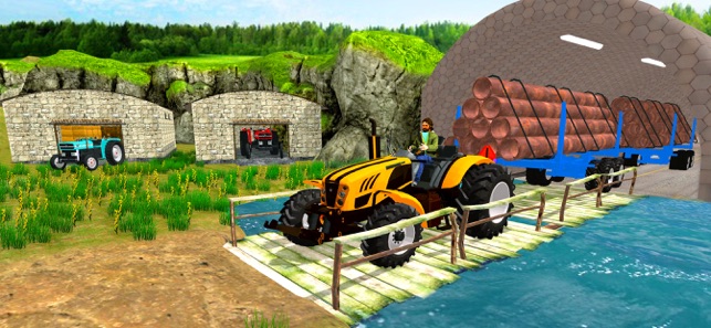 Tractor Trolley Farming Game(圖3)-速報App