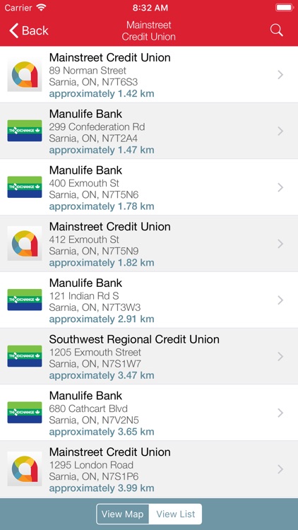 MainstreetCU ATM Locator