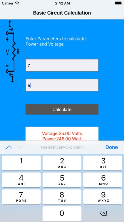 Basic Circuit Power Calculator screenshot-5