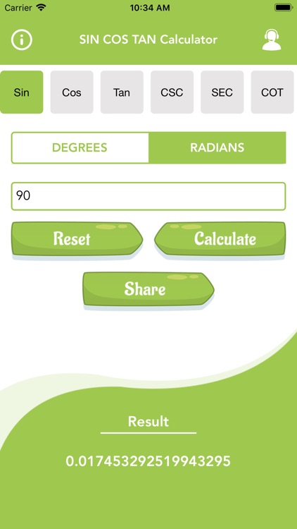 SinCosTan Calc screenshot-4