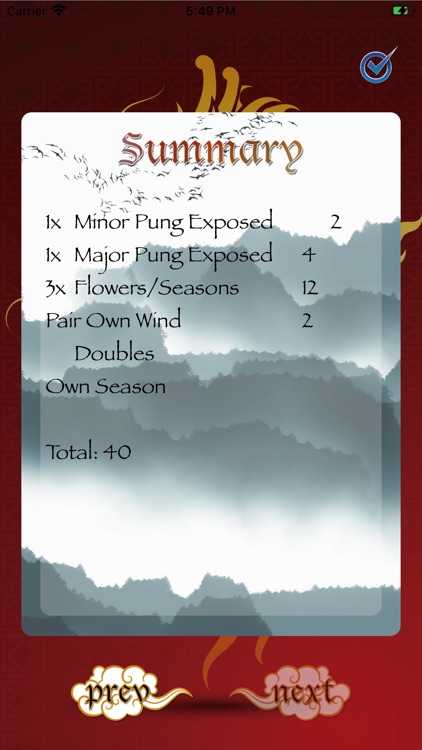 Mahjong Scorecard screenshot-8