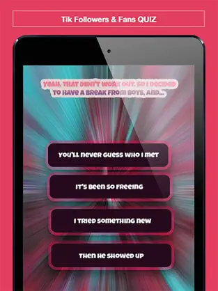 Screenshot 3 Tik Followers Fans QUIZ iphone