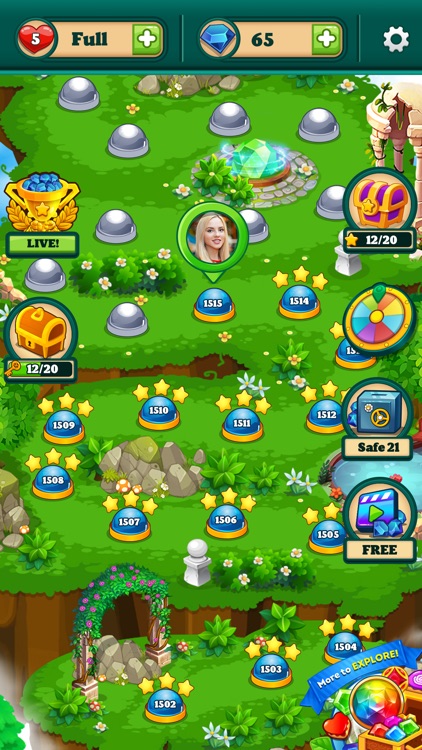 Gem Blast Match-3 Jewel Crush