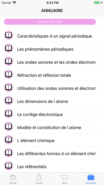 Cours de Chimie screenshot-5